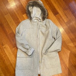 JCrew grey winter coat